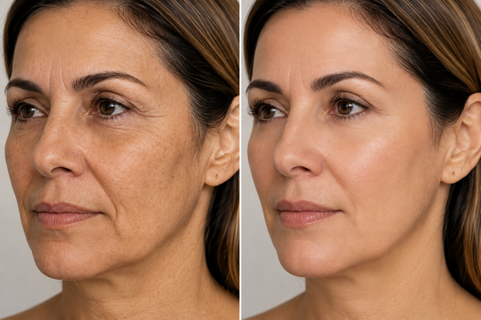 Resultado de rejuvenescimento facial